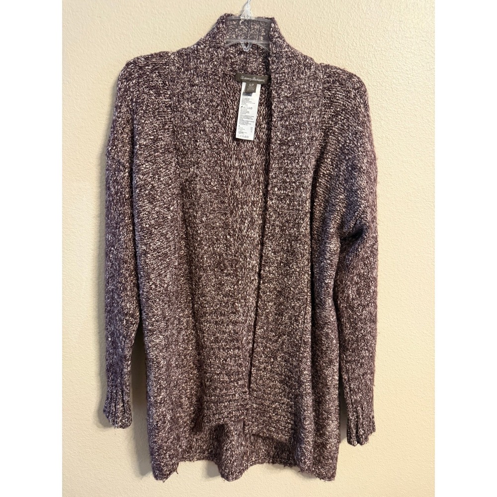 Tommy Bahama Women S P Speckled Knit Open Front Cardigan Sweater